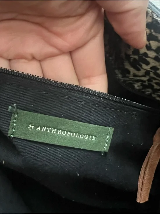 By ANTHROPOLOGIE Tara Textured Clutch Leather Suede Crossbody in Brown - Picture 8 of 14